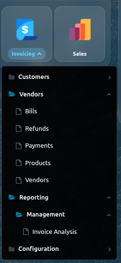 App Menu Shortcuts