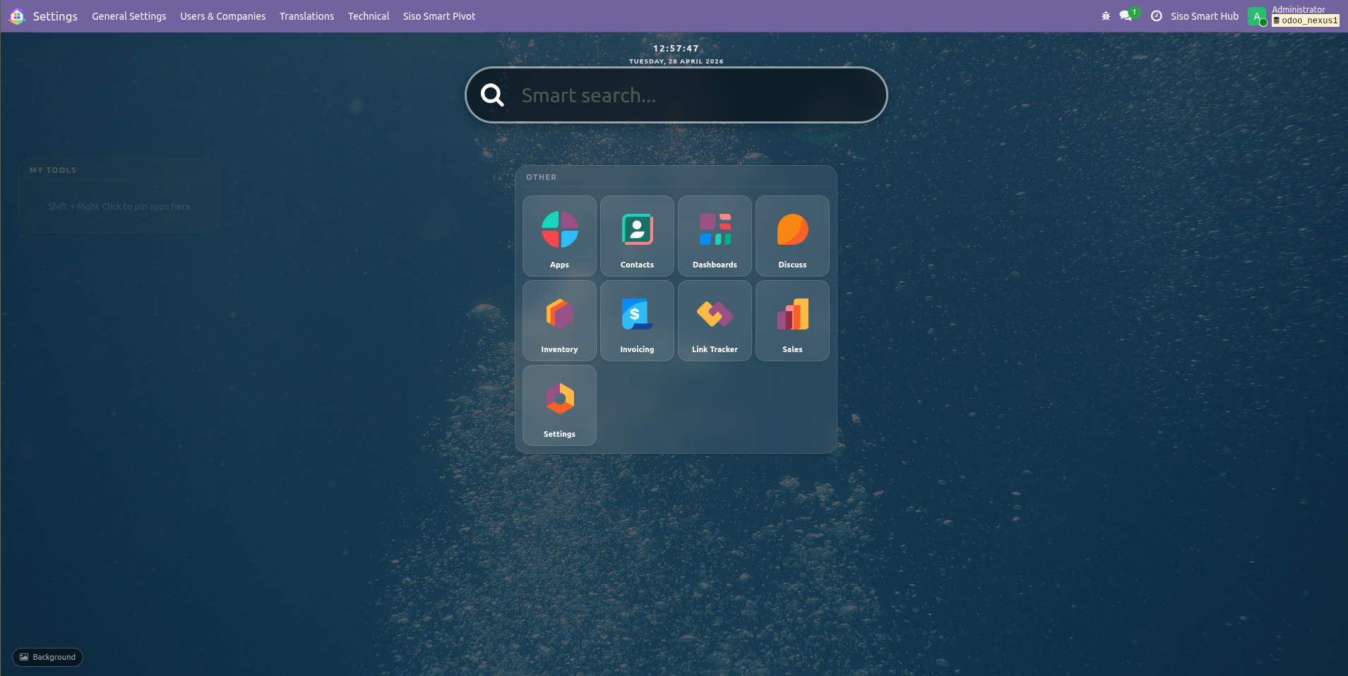 Default Hub Layout
